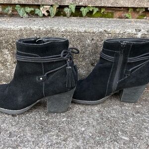 Black Suede Ankle Boots